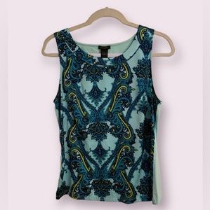 Ann Taylor paisley dress tank top